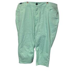 Women's St. John's Bay Capri 24W - Mint